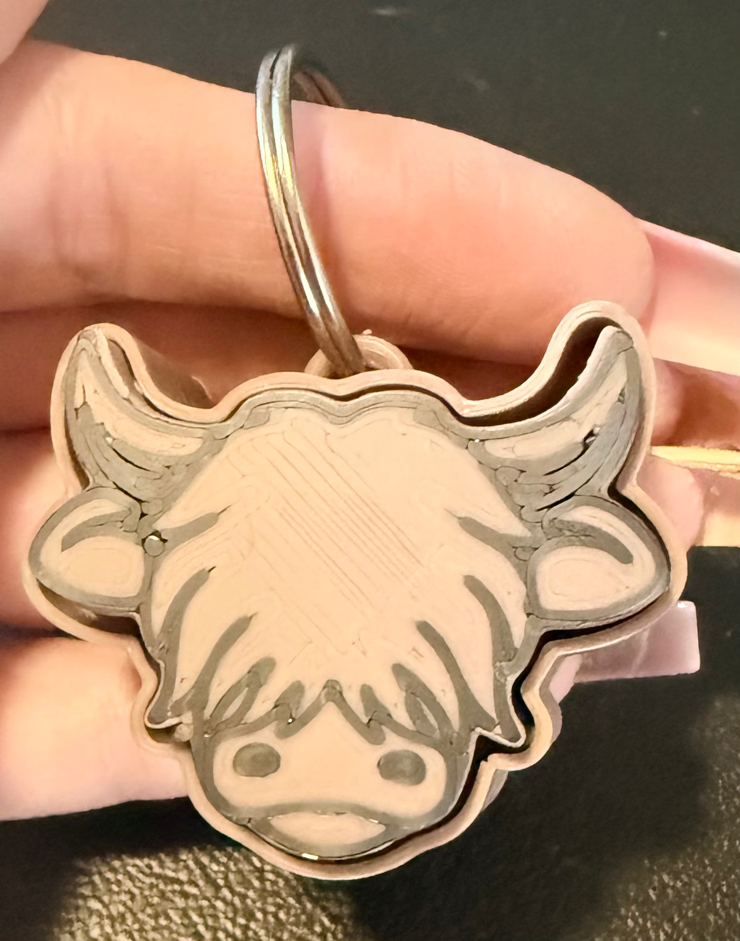 Pocket-Sized Focus: Small 3D-Printed Fidget Clicker Keychain