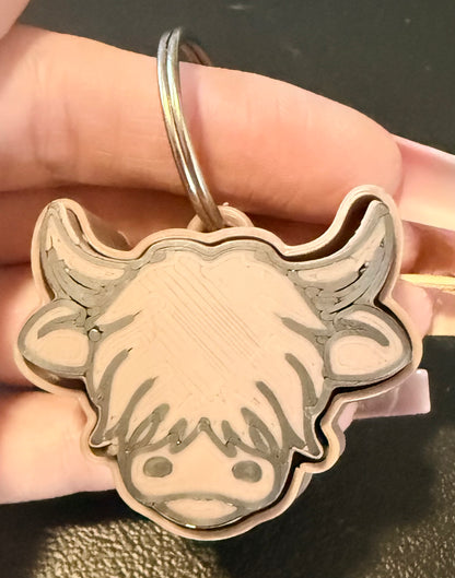 Pocket-Sized Focus: Small 3D-Printed Fidget Clicker Keychain