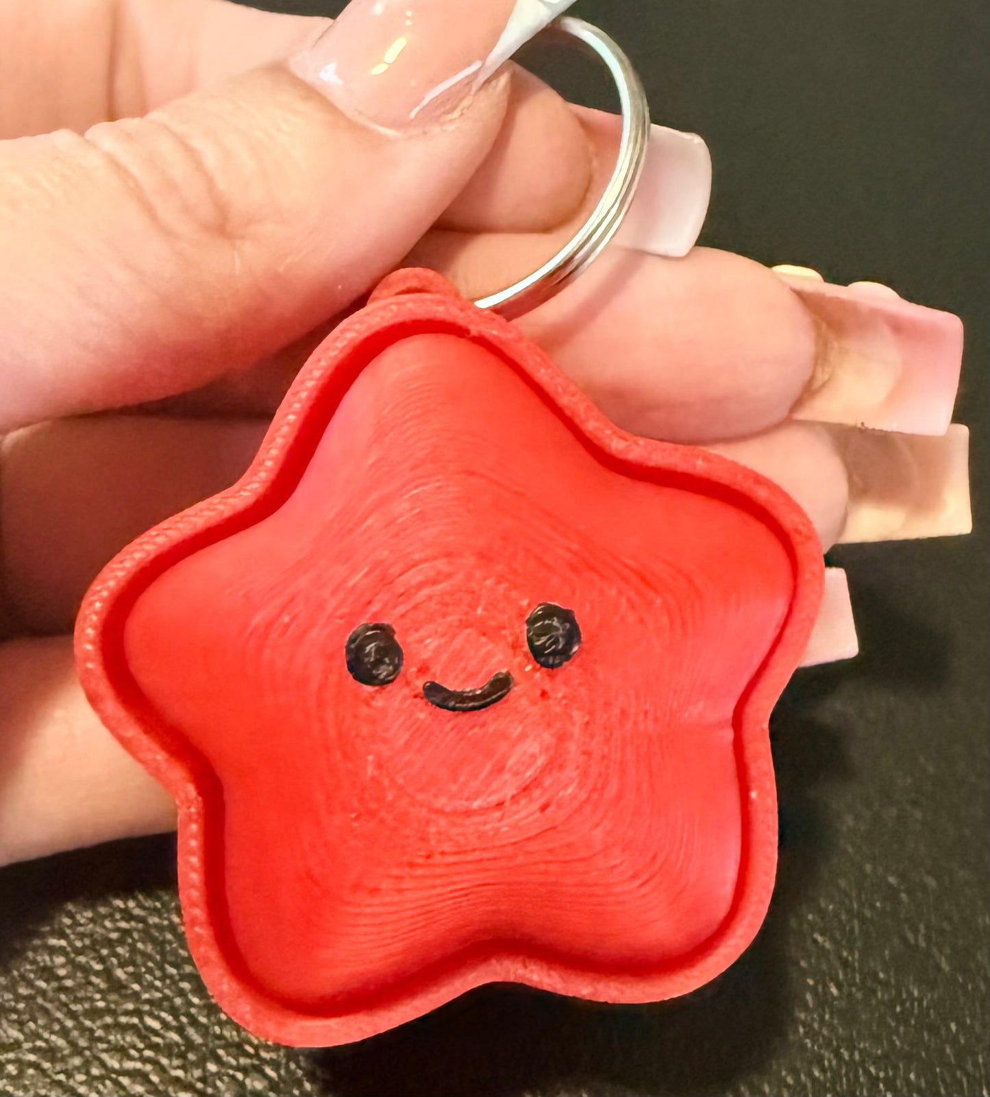 Pocket-Sized Focus: Small 3D-Printed Fidget Clicker Keychain