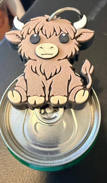Pop in Style: Fun-Themed 3D-Printed Tab Can Opener Keychain
