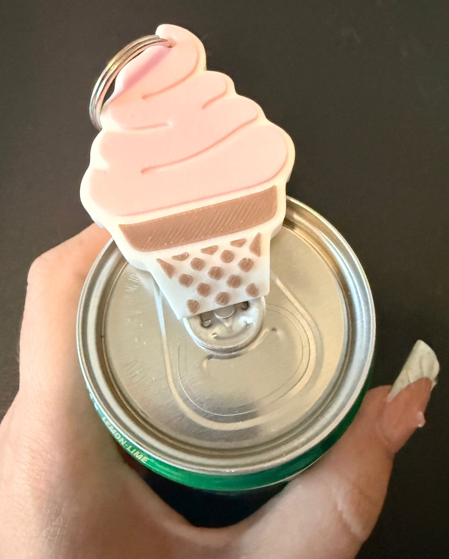 Pop in Style: Fun-Themed 3D-Printed Tab Can Opener Keychain