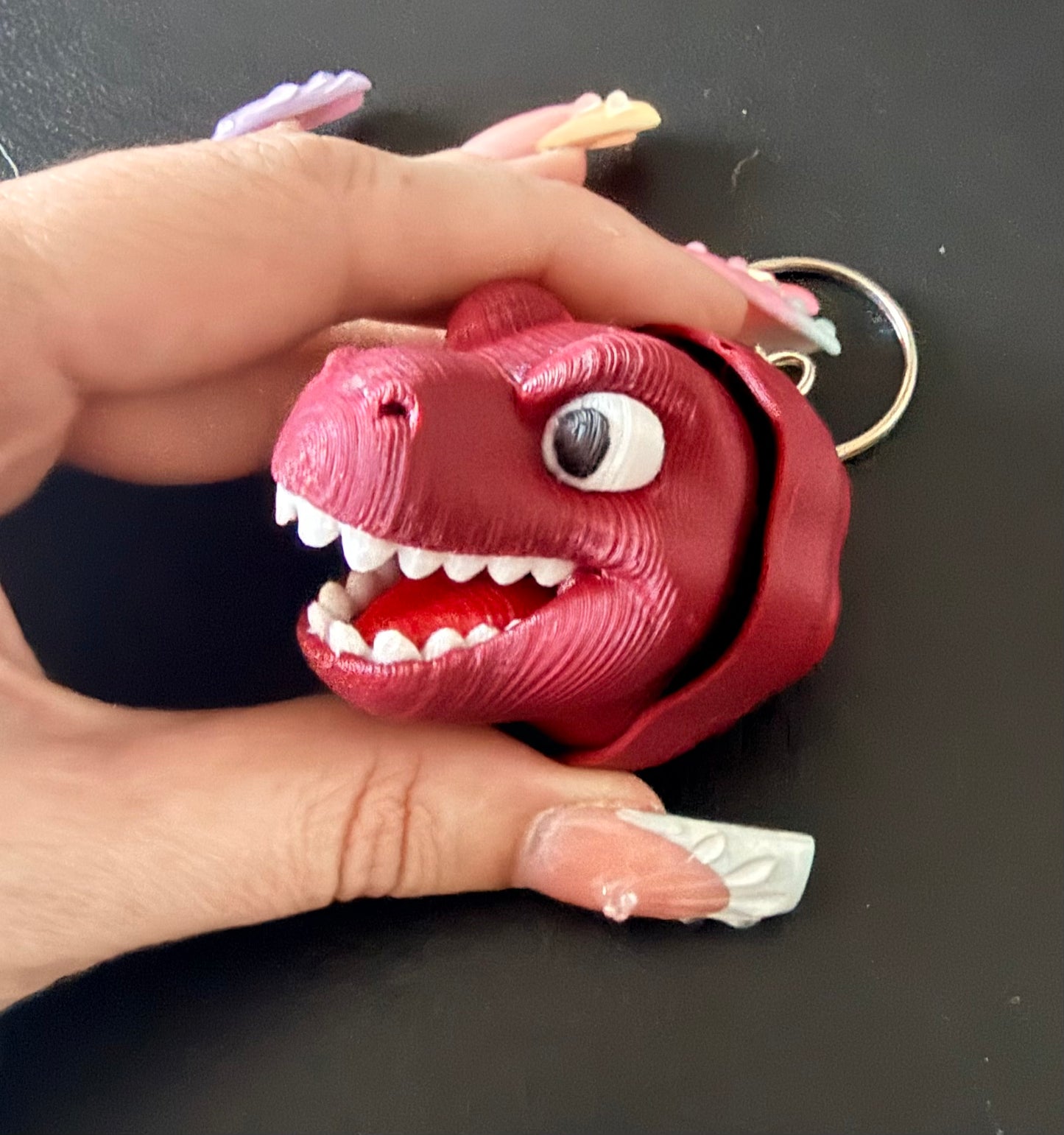 Pocket-Sized Focus: Small 3D-Printed Fidget Clicker Keychain
