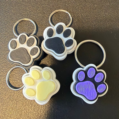 Pocket-Sized Focus: Small 3D-Printed Fidget Clicker Keychain