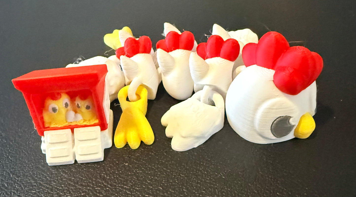 Mythical Mashups: Themed 3D-Printed Articulated Dragons & Companions