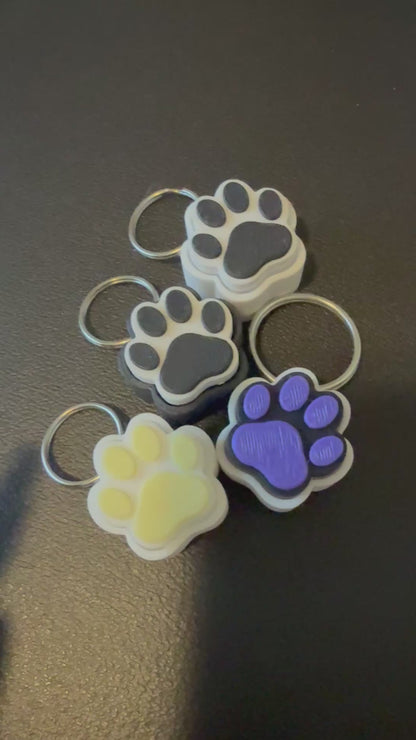 Pocket-Sized Focus: Small 3D-Printed Fidget Clicker Keychain